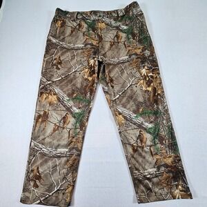 ScentLok Hunting Pants Mens 2XL Brown Realtree Xtra Camo Scent Control Technical